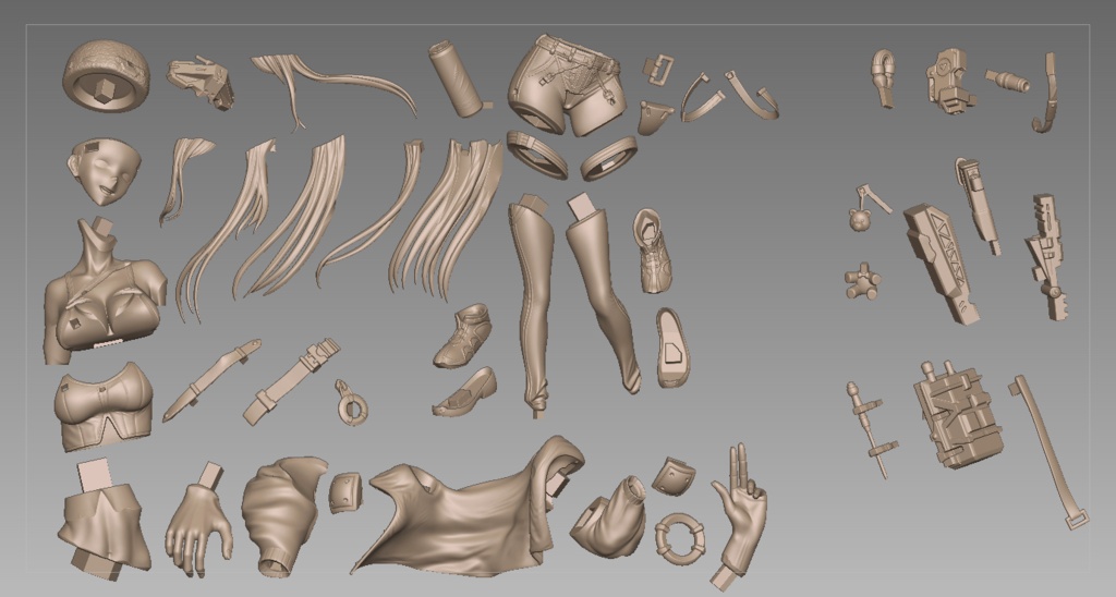 【勝利の女神:NIKKE】「センチ」 1/7ガレージキット