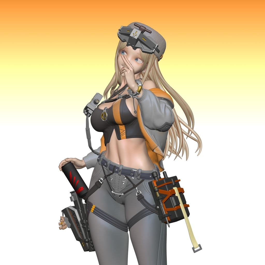 【勝利の女神:NIKKE】「センチ」 1/7ガレージキット