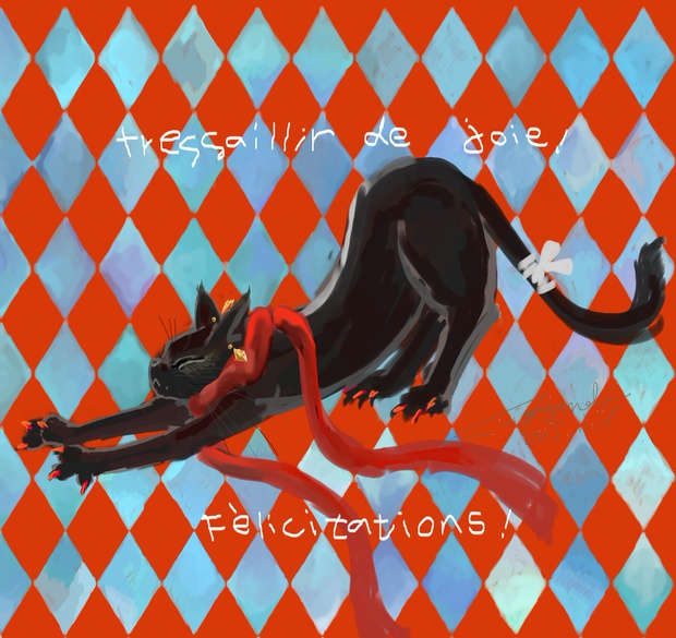 黒猫清光サコシュ