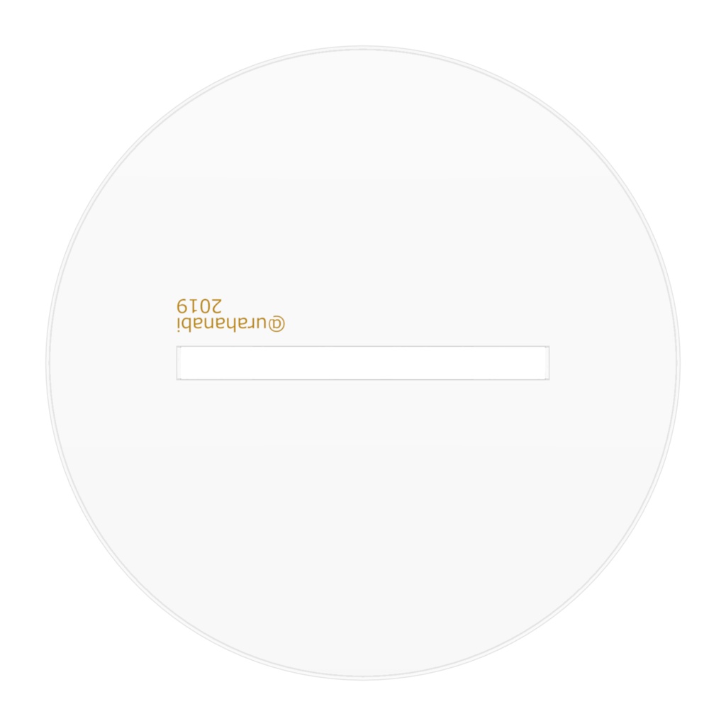 鹿額M 高さ10㎝アクリルスタンド