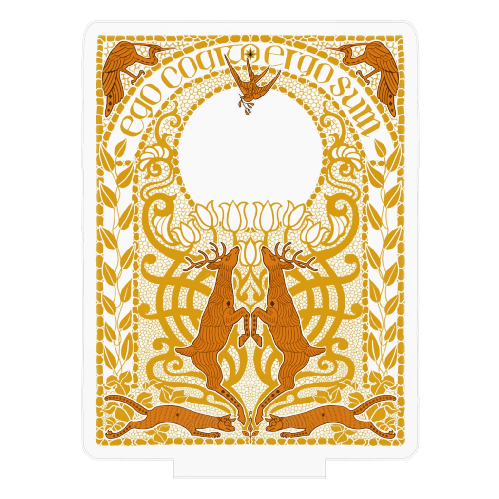 鹿額S 高さ7㎝アクリルスタンド