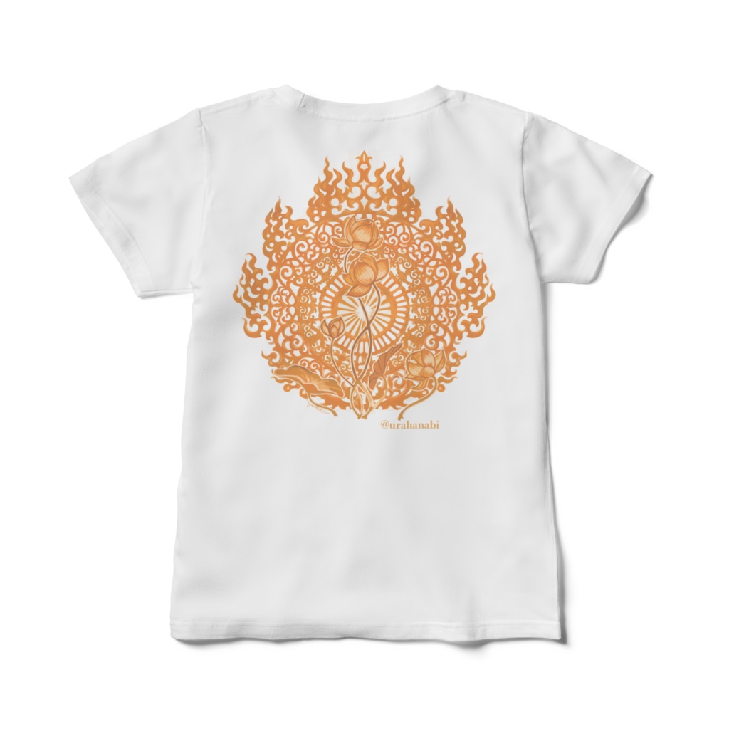 蓮光背レディースTシャツ