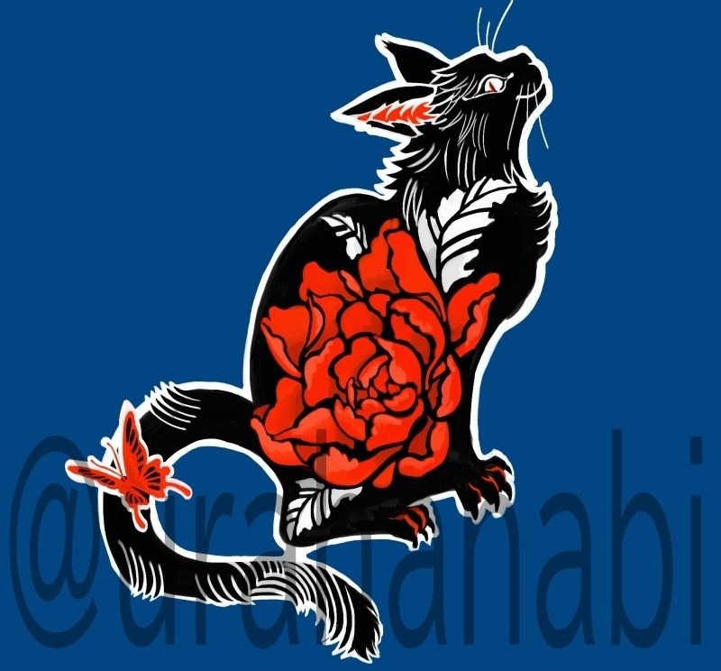 ブレーメン猫アクリルキーホルダー