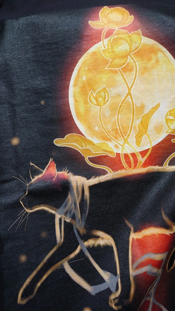 バックプリントタイプ猫~泥中の蓮~