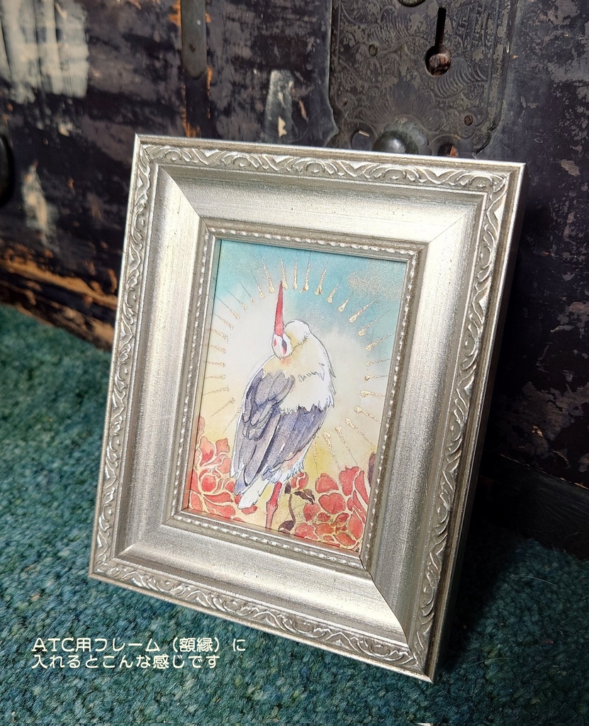 ソレイユ企画展 直筆ATC「安寧」