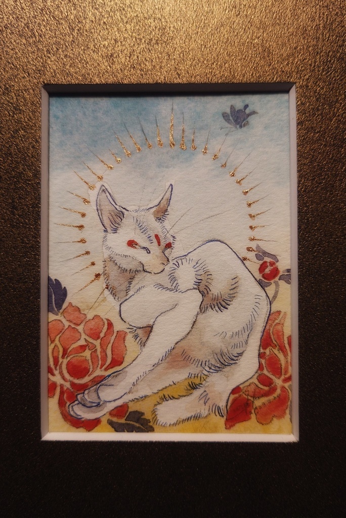 ソレイユ企画展 直筆ATC「安寧」