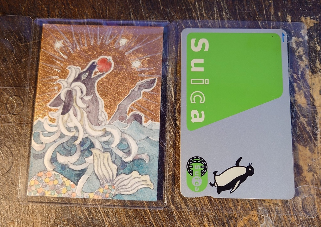 直筆ATC かみさま