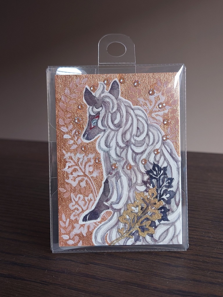 直筆ATC かみさま(ストーン)