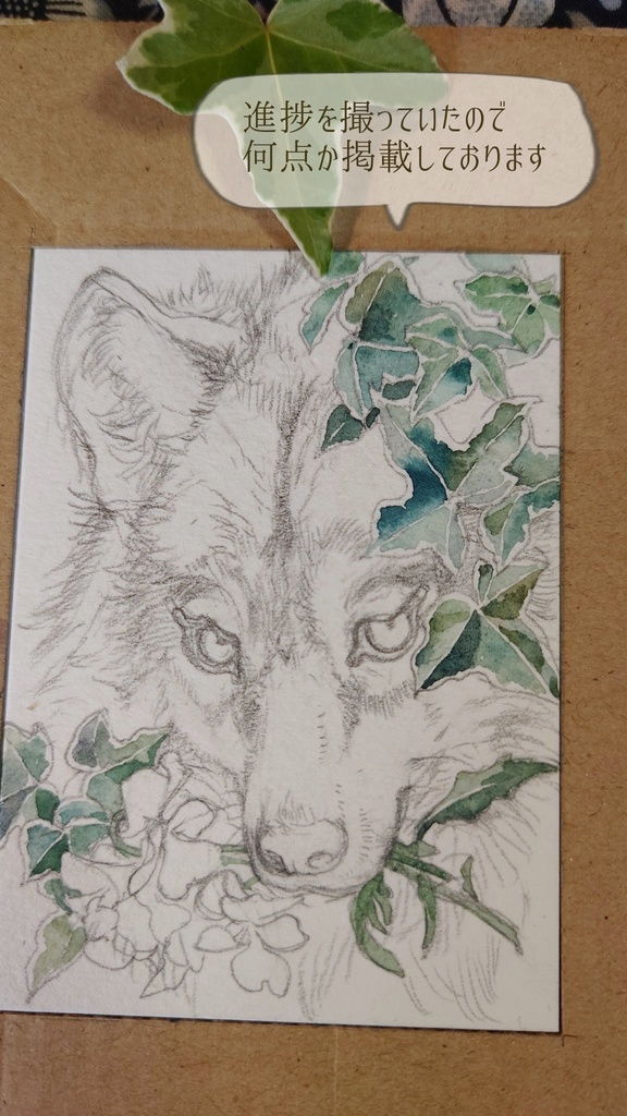 直筆ATC ブランカ