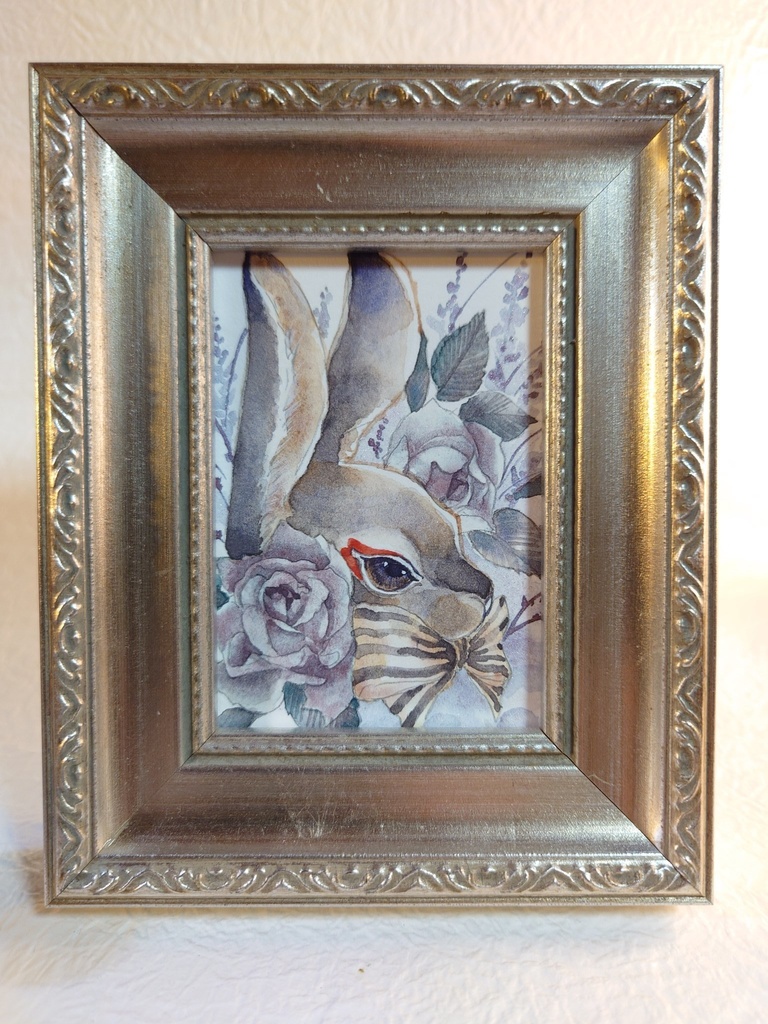 直筆ATC ウサギ「灰の秘め事」