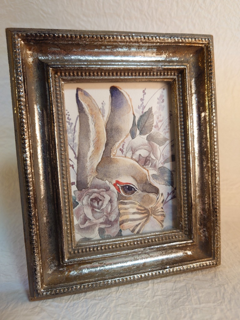 直筆ATC ウサギ「灰の秘め事」