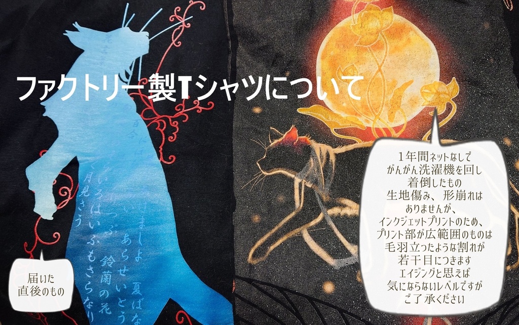 ファクトリー製Tシャツをお買い求めになる前に