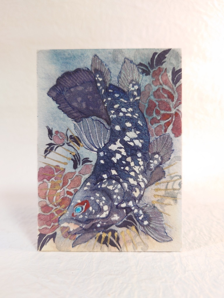 直筆ATCシーラカンス「百年の夢」