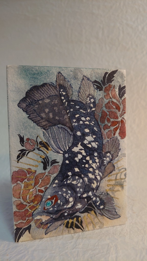 直筆ATCシーラカンス「百年の夢」