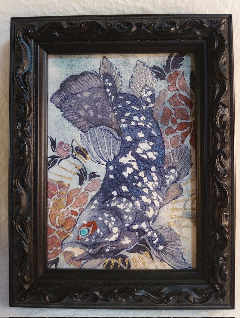 直筆ATCシーラカンス「百年の夢」