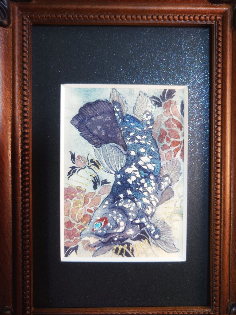 直筆ATCシーラカンス「百年の夢」