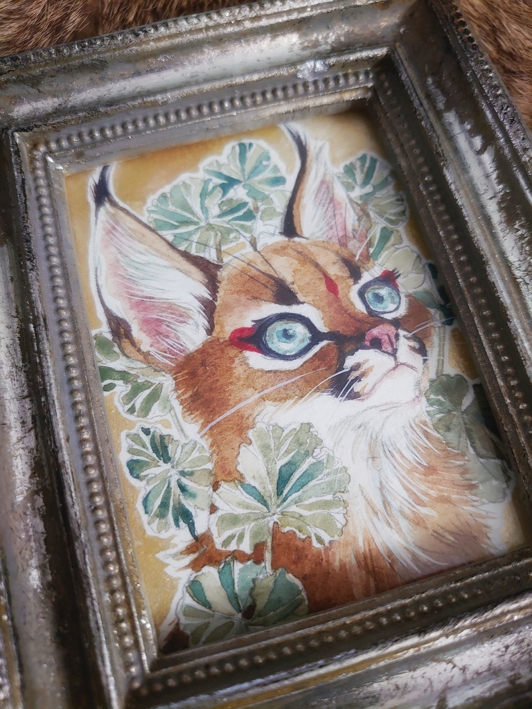 直筆ATCカラカル「金玉糖」