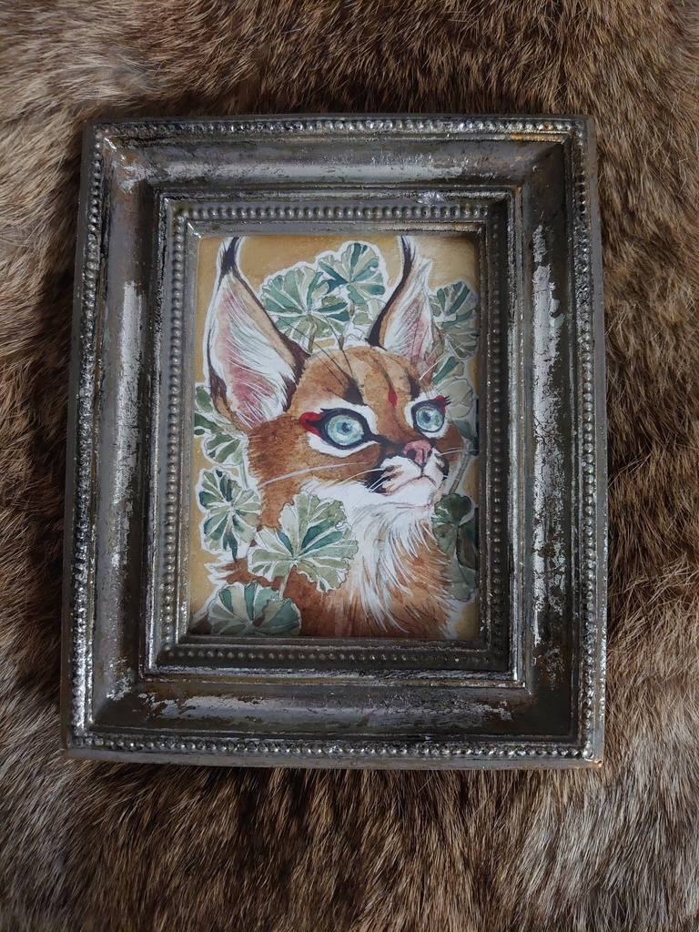 直筆ATCカラカル「金玉糖」