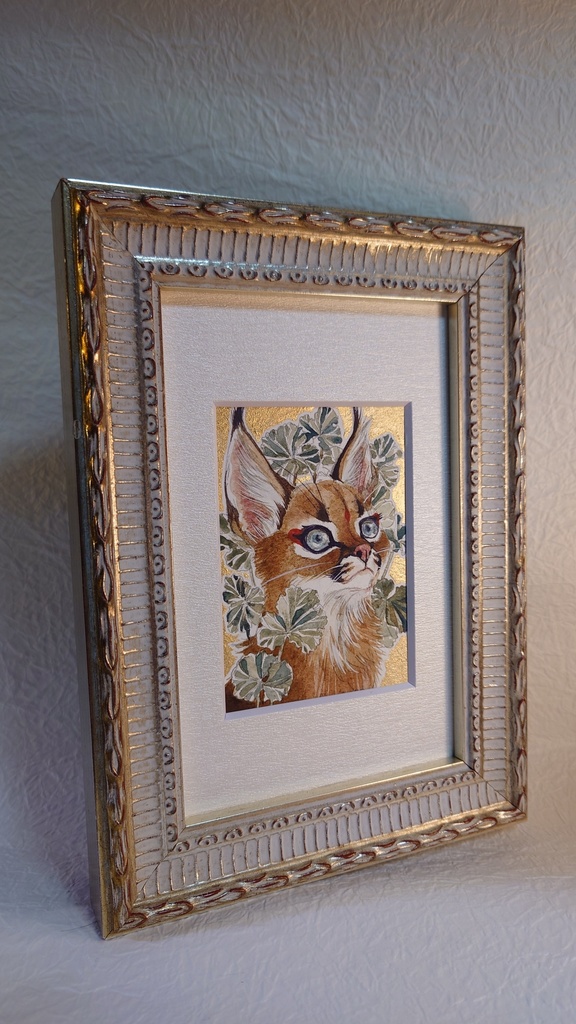 直筆ATCカラカル「金玉糖」