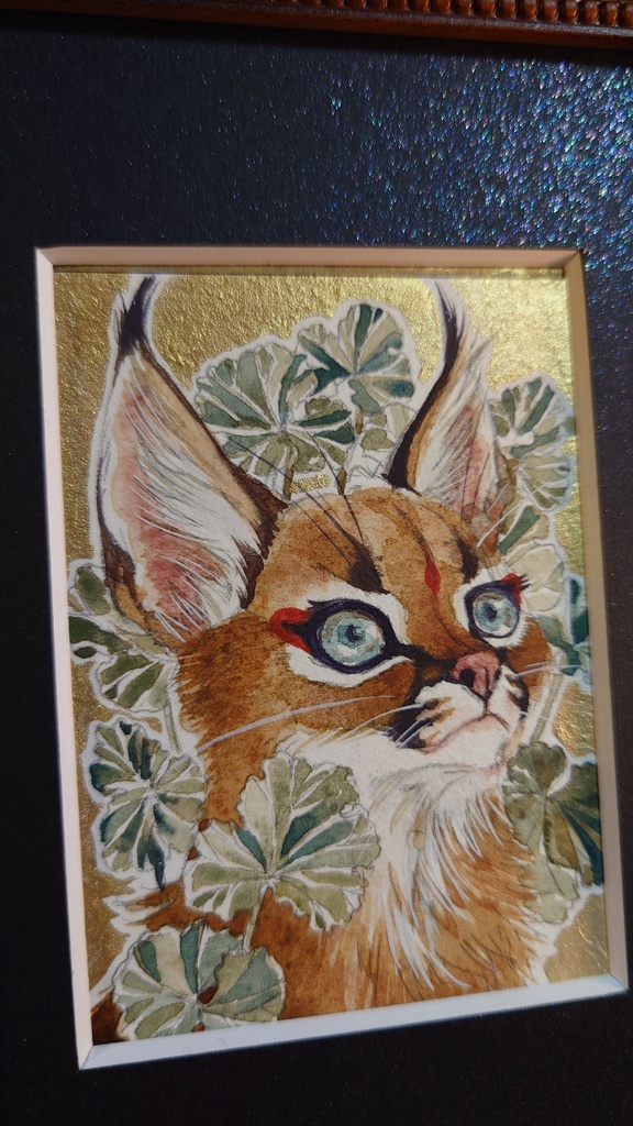 直筆ATCカラカル「金玉糖」