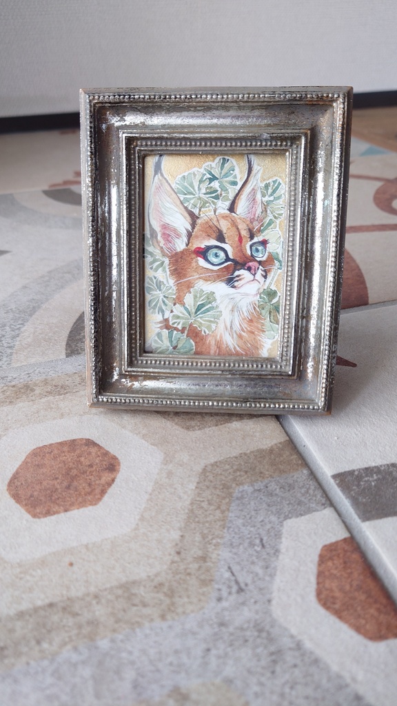 直筆ATCカラカル「金玉糖」