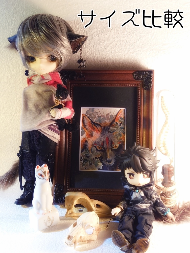 直筆ATC十字狐「シトゥンペカムイ」