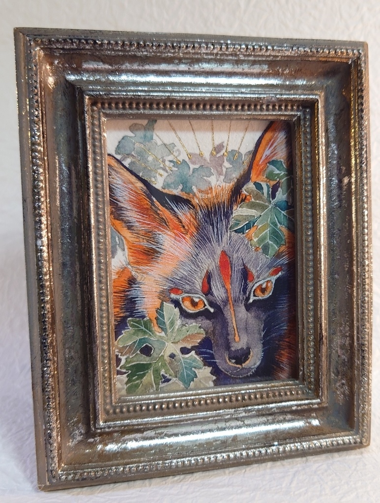 直筆ATC十字狐「シトゥンペカムイ」