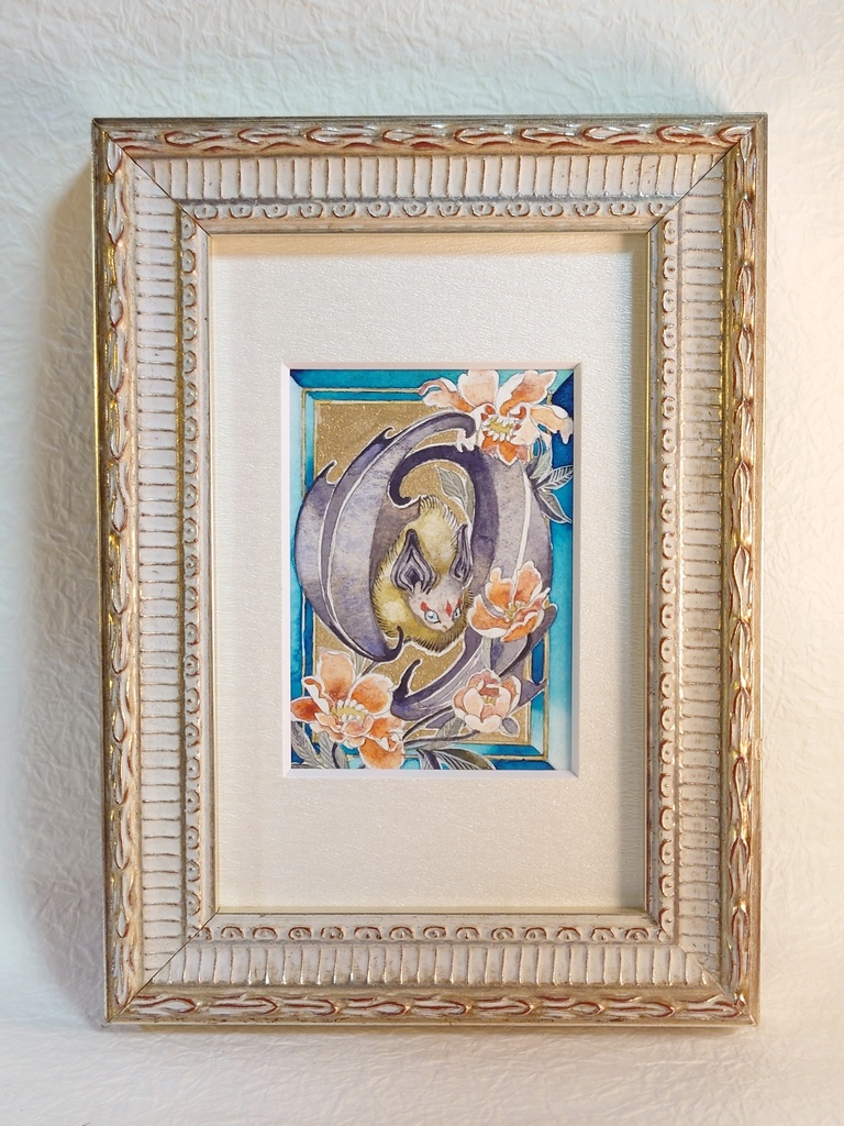 直筆イラストATC「甘露」