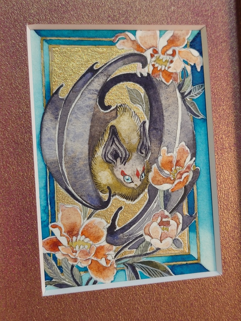 直筆イラストATC「甘露」