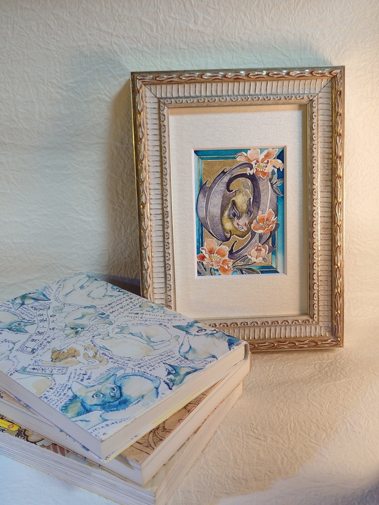 直筆イラストATC「甘露」