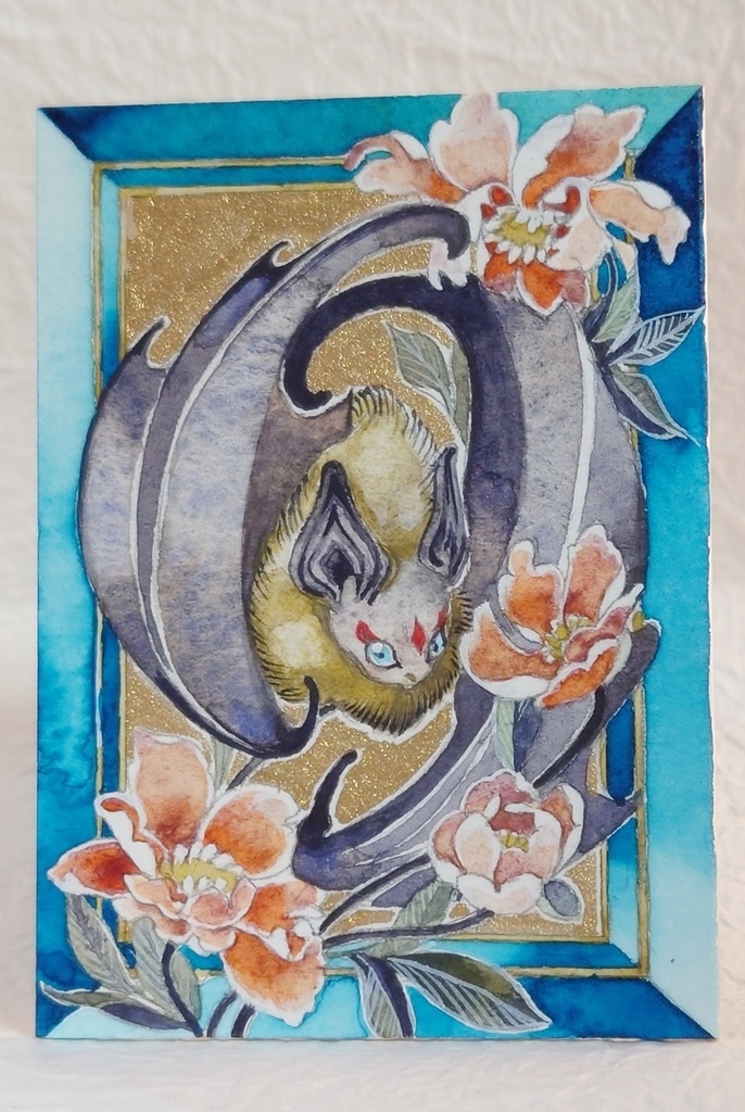 直筆イラストATC「甘露」