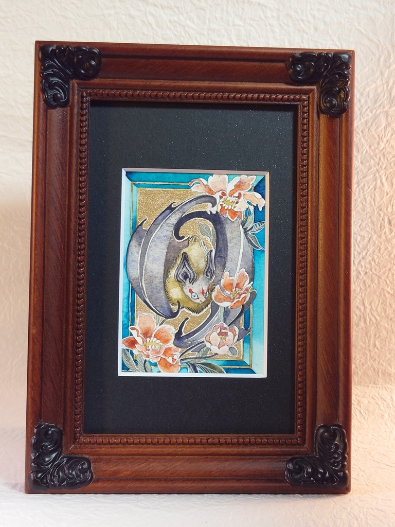 直筆イラストATC「甘露」