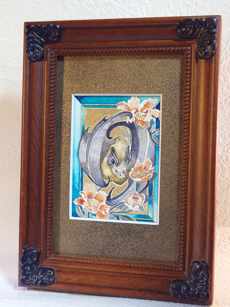 直筆イラストATC「甘露」