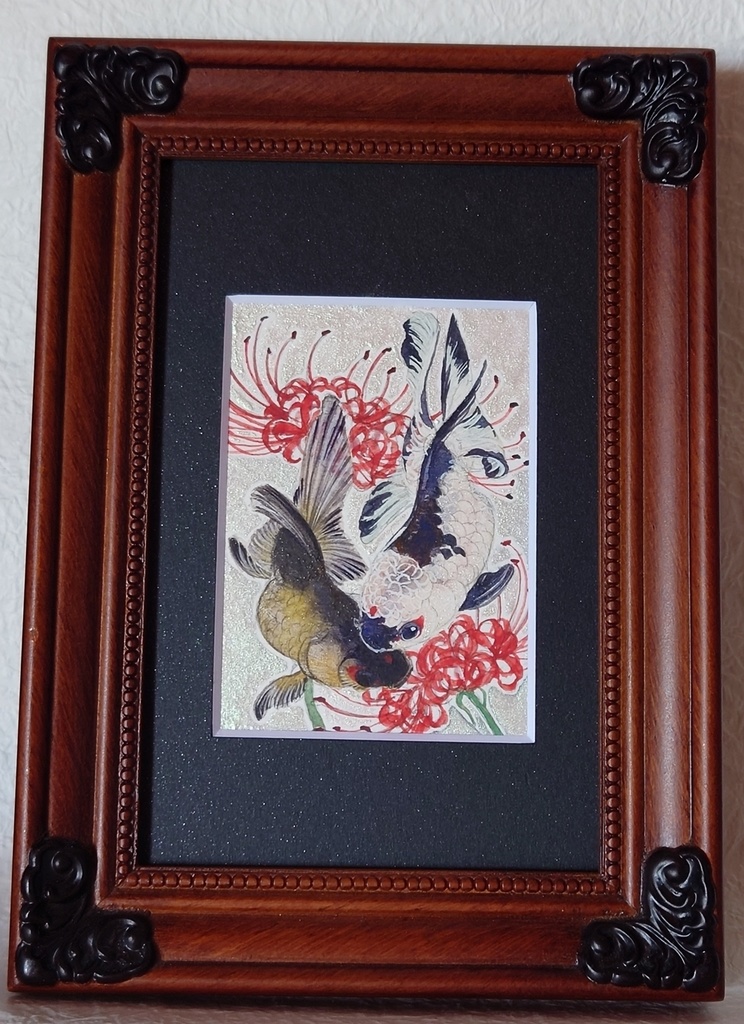 ATC直筆イラスト「揺蕩う」