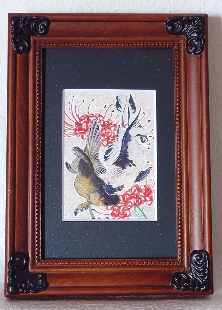 ATC直筆イラスト「揺蕩う」