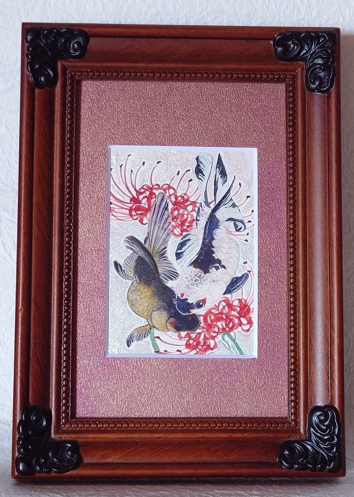 ATC直筆イラスト「揺蕩う」