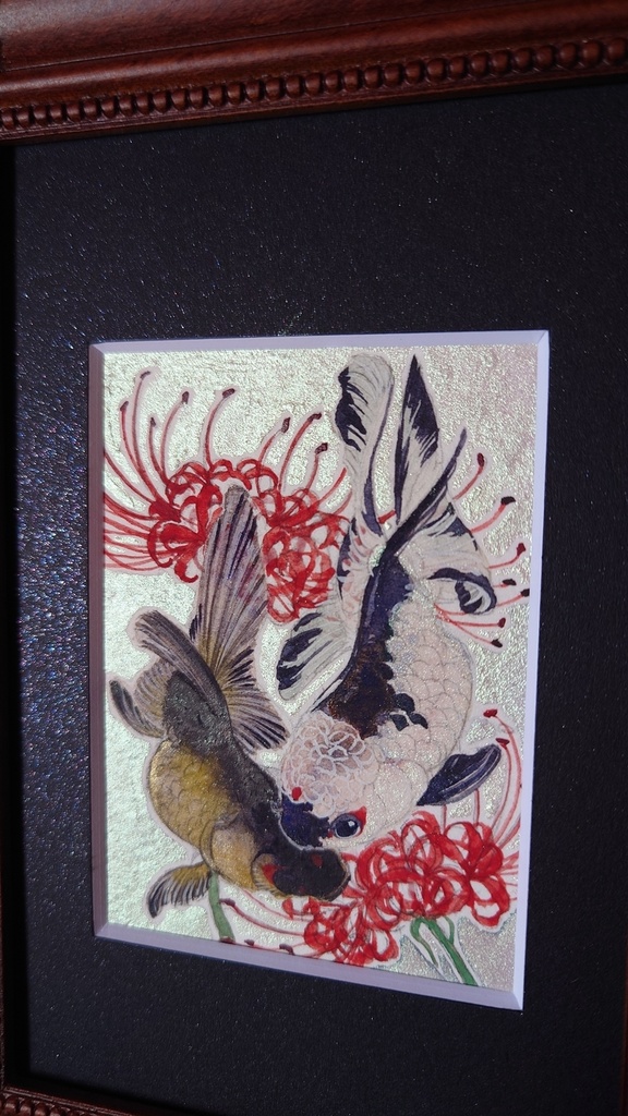 ATC直筆イラスト「揺蕩う」