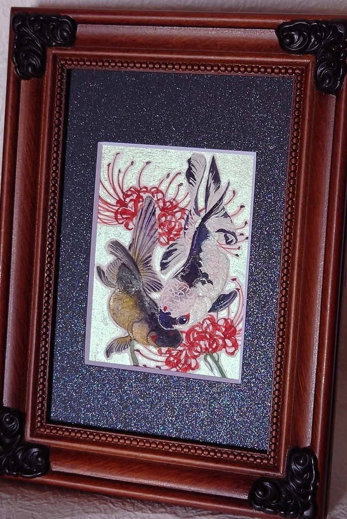 ATC直筆イラスト「揺蕩う」