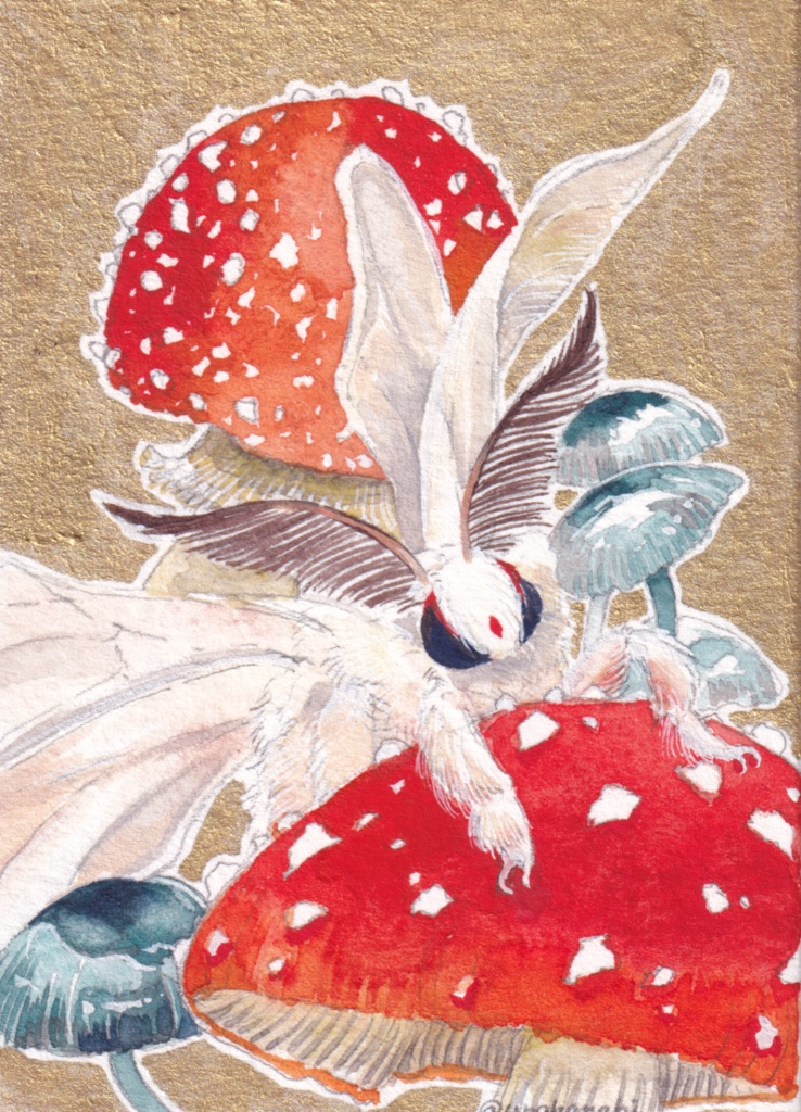 直筆ATCイラスト「馥郁」