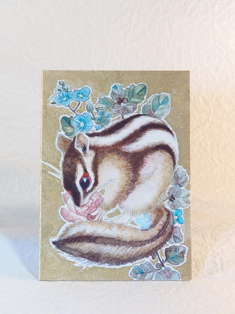 直筆イラストATC「薄荷」