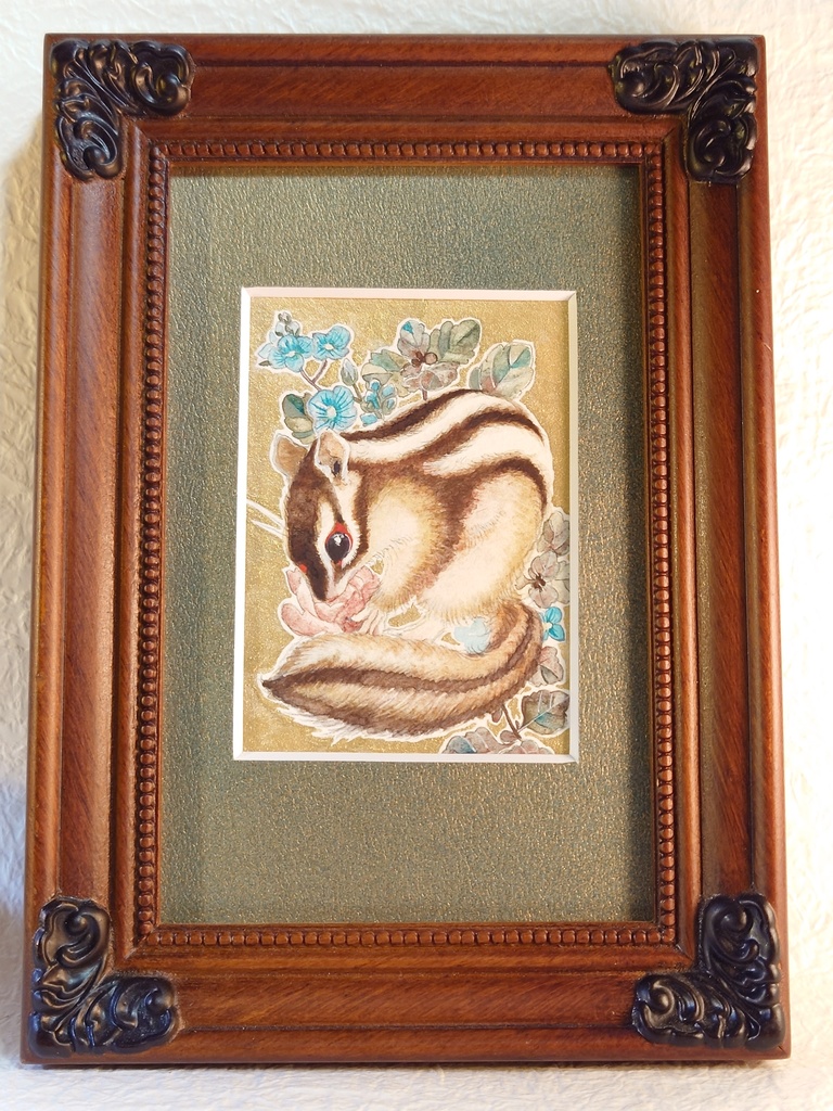 直筆イラストATC「薄荷」