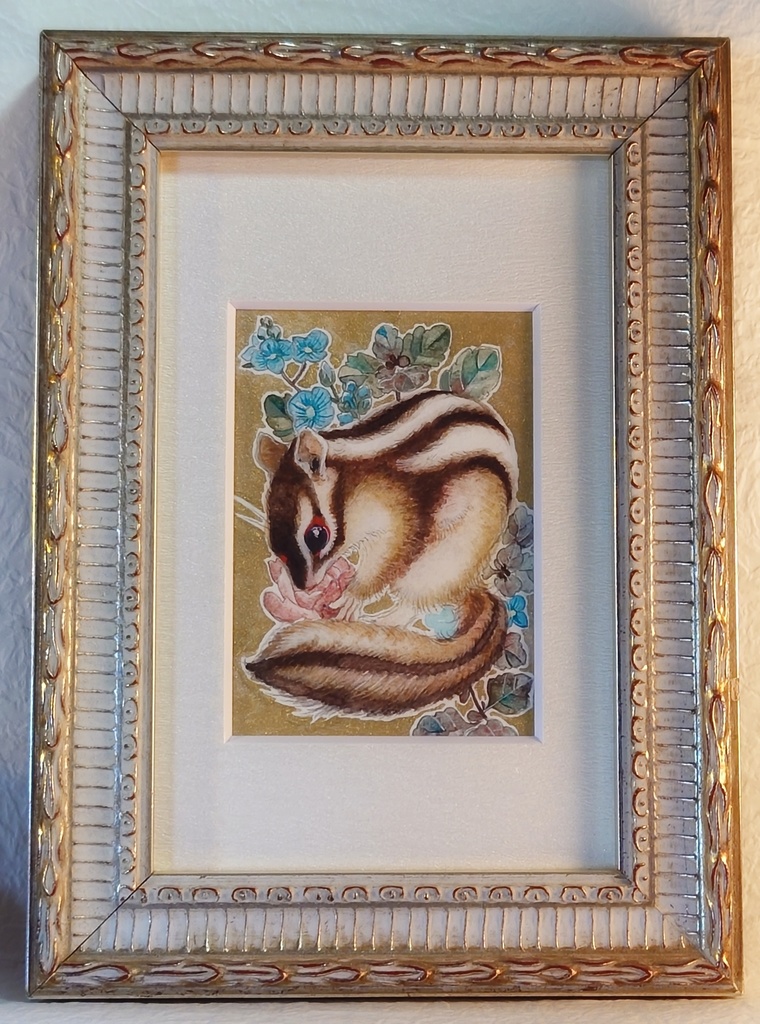 直筆イラストATC「薄荷」