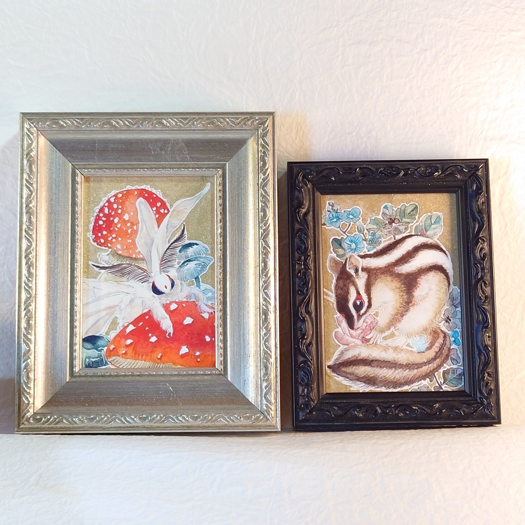 直筆イラストATC「薄荷」