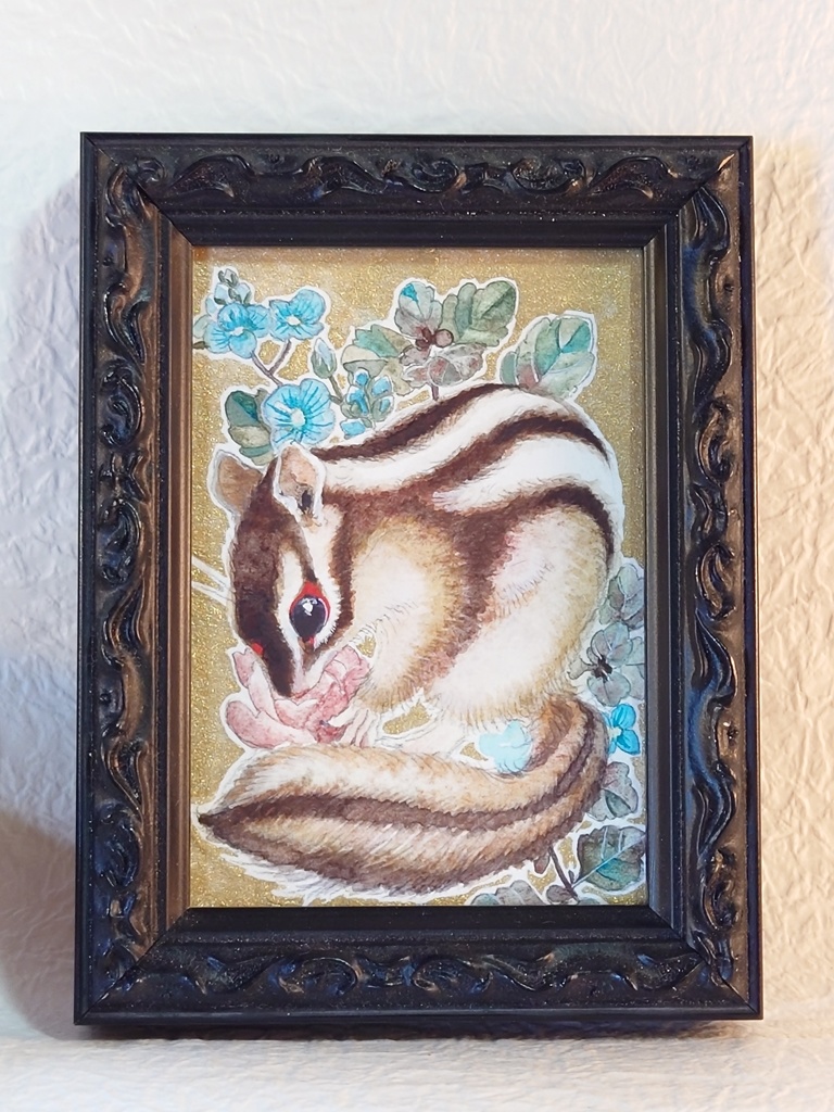 直筆イラストATC「薄荷」