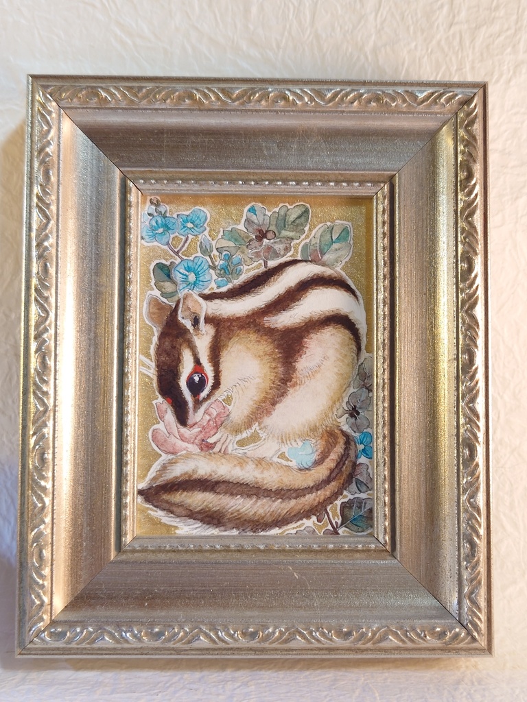 直筆イラストATC「薄荷」