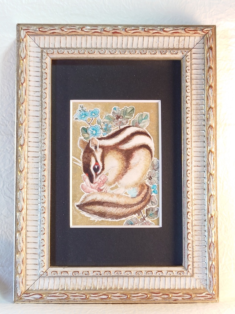 直筆イラストATC「薄荷」