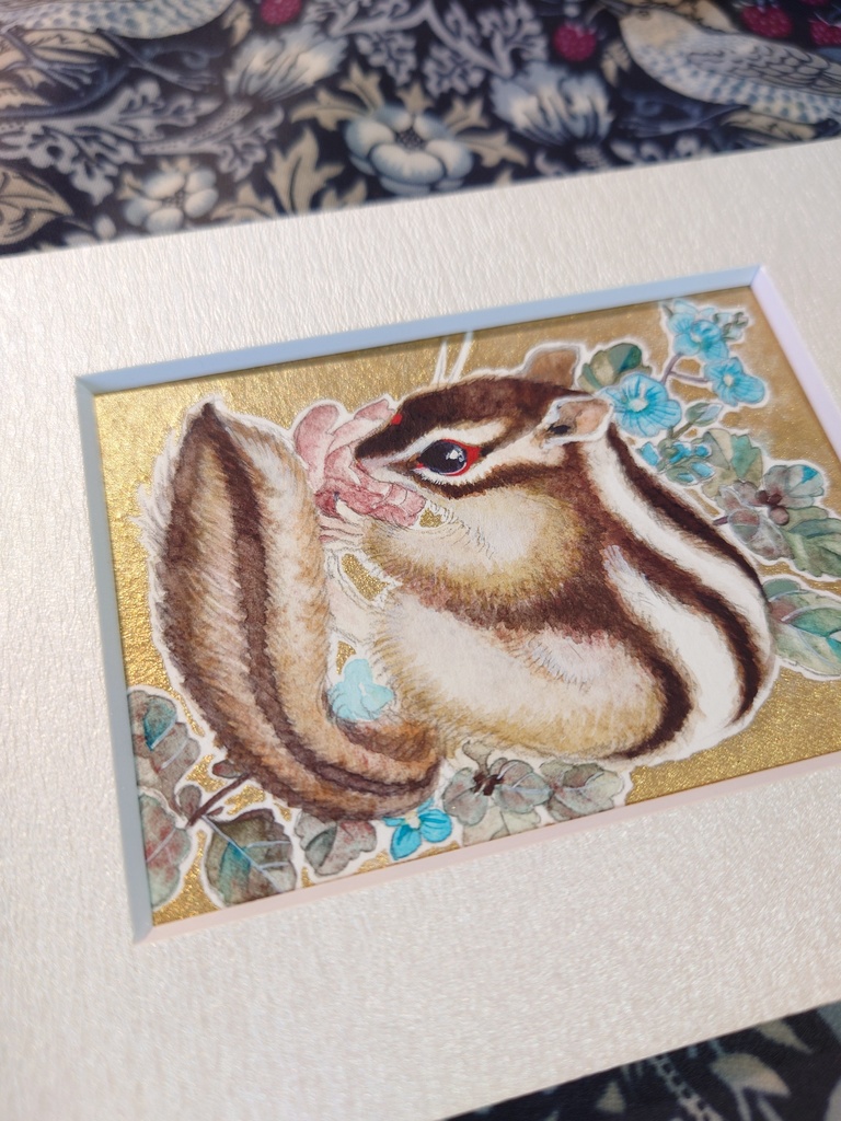 直筆イラストATC「薄荷」