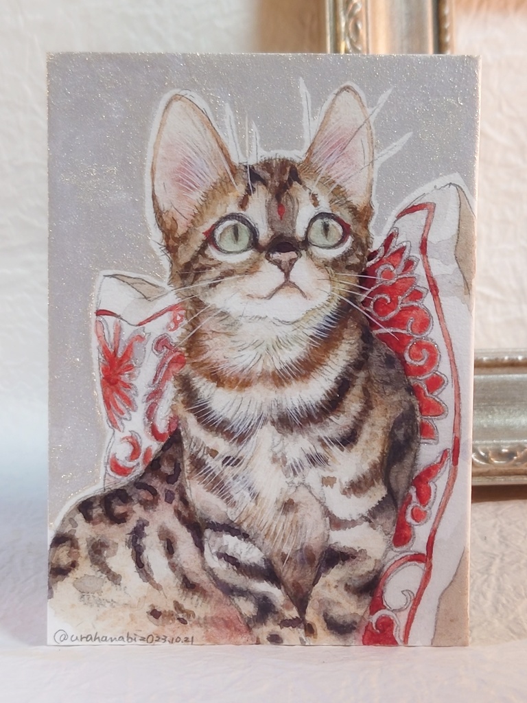 直筆ATC「鼓星」