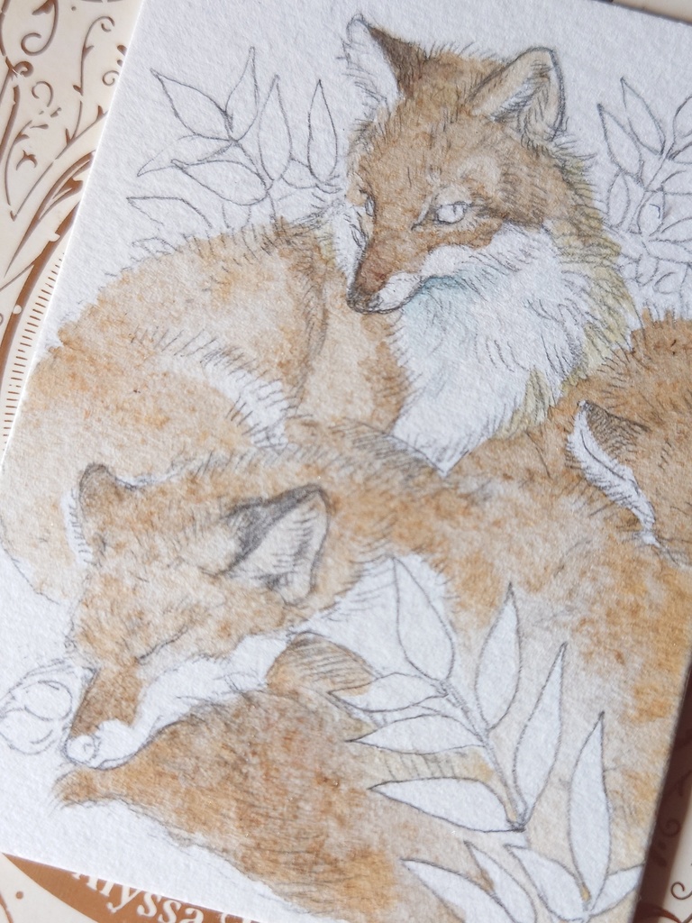 直筆ATC「望月」