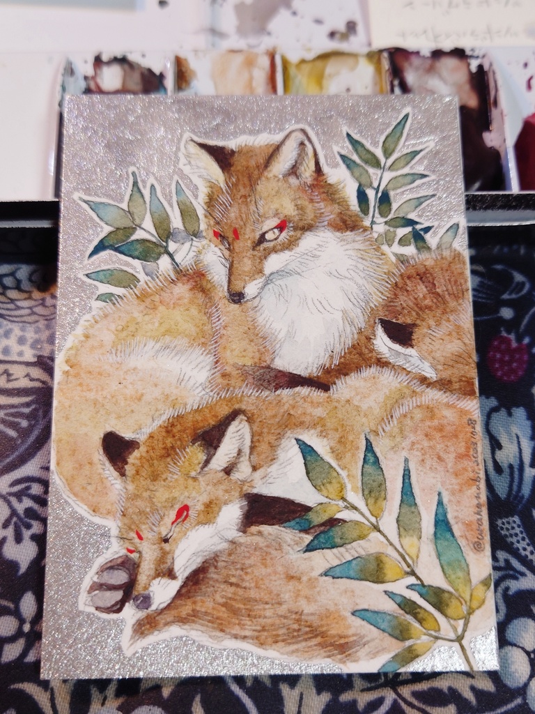 直筆ATC「望月」